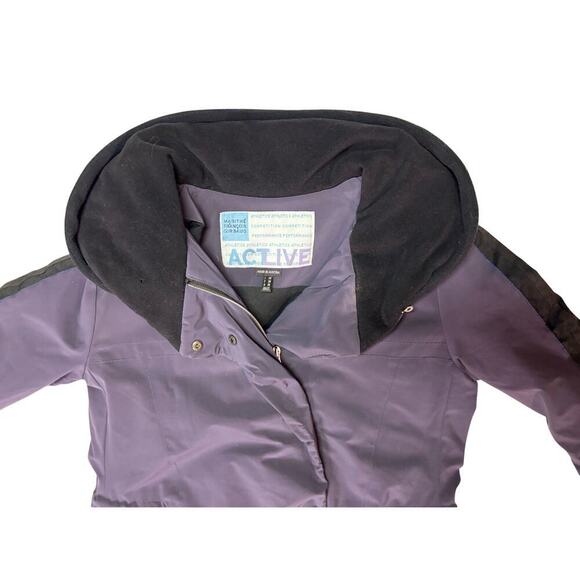 Marithé + François Girbaud | USA 27 | Women's Envy Parka | Dark Purple Coat - Picture 4 of 15